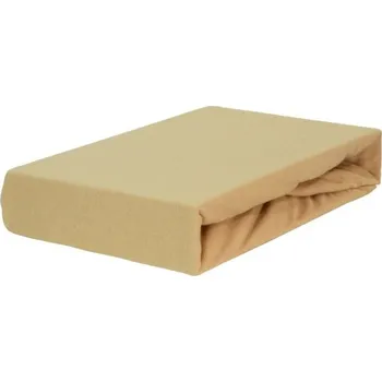 Prostěradlo JR Prostěradlo Jersey s gumkou 180x200 cm/ béžové