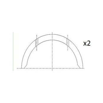 Spojovací materiál motoru Distanční kotouč, kliková hřídel FAI AutoParts BT3010-STD