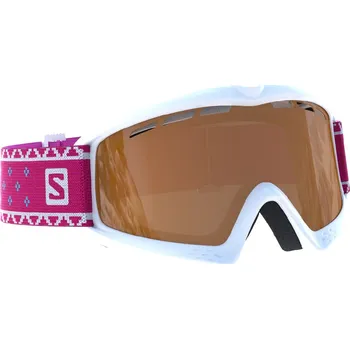 Sjezdové lyžování lyž.brýle Salomon Kiwi Access white/UNI t.orange 18/19