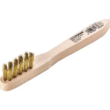 Kartáč na zapalovací svíčky, mosaz, vlnitý 0,15x150 mm lessmann 125211