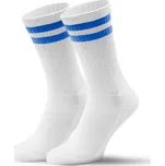 Tenisové ponožky Mr Socks - modré proužky - vel. 42 - 46 sublimace termotransfer