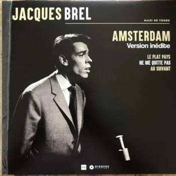 Zahraniční hudba LP Jacques Brel: Amsterdam CLR 2022 Marbled Beige Vinyl