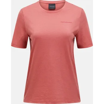 Dámské tričko TRIČKO PEAK PERFORMANCE W EXPLORE GRAPHIC TEE TREK PINK