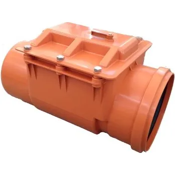 Kanalizační potrubí MIDAS KG zpětná klapka s aretací DN 300 - průběžná