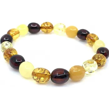 Řetízek Šperky Jan Kos Korálkový jantarový náramek 12119689