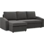 Rohová rozkládací sedací souprava NEO - zkosený bok - model 2 Šedá