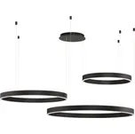 Nova Luce trojdílné LED svítidlo Motif s CCT přepínačem Varianta: ČERNÁ