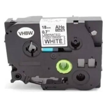 Pásek do tiskárny Naplnka Kompatibilní páska Brother HGe-241, 18mm x 8m, černý tisk / bílý