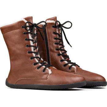 Dámská zimní obuv Ahinsa Shoes Jaya Winter hnědá 44