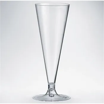 Příbor sklen. 100ml, 6ks, ŠAMPUS, 2díl., d65mm, krystal.plast