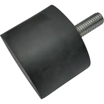 Silentblok motoru Silentblok válcový typ 4 (šroub - guma) průměr 50mm / výška 40mm, M10x15, BAK