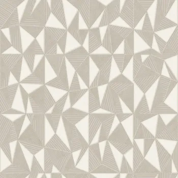 Tapeta AdaWall Geometrická vliesová tapeta na zeď, béžová, 23204-2, Omega, AdaWall, velikost 10 x 1,06 m