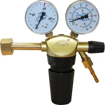 Svářečka Redukční ventil Argon/CO2 200 bar/32 l/min Brass MOST