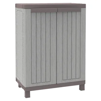 Skříňka na nářadí Dílenská skříň C-Wood 680, 91,5 × 68 × 39 cm, plast, šedá 1102815