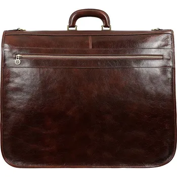 Cestovní taška Glara Italská kožená taška na oblek 758413