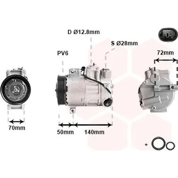Kompresor klimatizace Kompresor, klimatizace VAN WEZEL 3001K714
