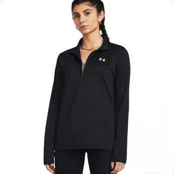 Dámská mikina Under Armour Tech 1/2 Zip Solid W - černá XL sportovní mikina
