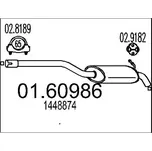 Zadni tlumic vyfuku MTS 01.60986