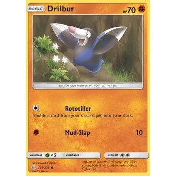 Volný čas Pokémon CEC 114/236 Drilbur - Cosmic Eclipse Stav: Excellent, Verze: NORMAL