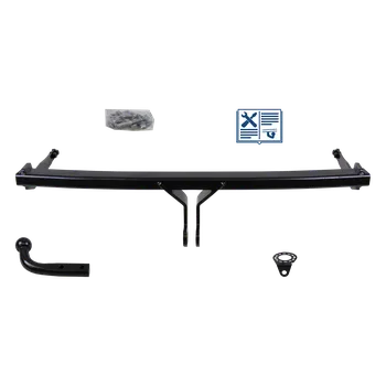 Tažné zařízení Westfalia tažné zařízení pevné včetně TowTec elektropřípojky 7pólové typová - AUDI Q2