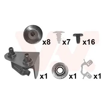 Kapota Montazni sada, viko motoru VAN WEZEL 3341797