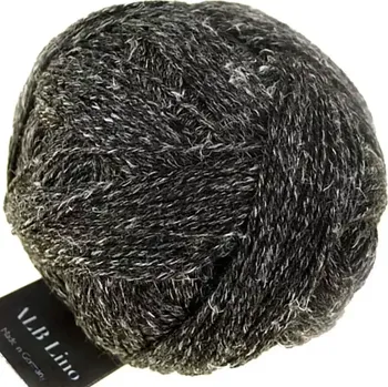 Příze Schoppel Wolle Alb Lino 9093m Schwarzmelange (Příze Alb Lino 9093m Schwarzmelange)