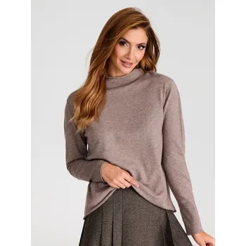 Dámská móda Sinsay - Svetr s&nbsp;příměsí vlny - hnědá - 602BS-84M - 602BS-84M-XXS-1