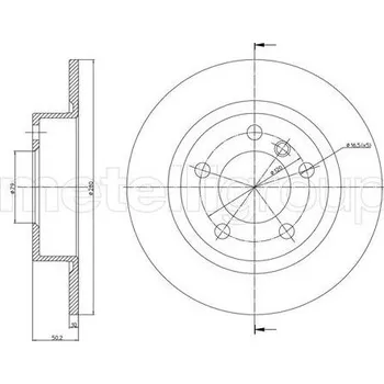 Auto-moto Brzdový kotouč CIFAM 800-1379C
