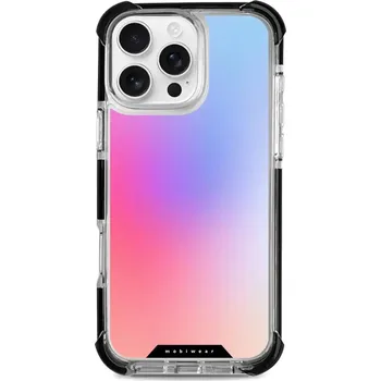 Pouzdro na mobilní telefon Odolný obal Mobiwear MagSafe Elite Bumper - Apple iPhone 16 Pro Max - D032D Nachový odstín (Odolný kryt, pouzdro, obal Mobiwear Elite Bumper na mobil Apple iPhone 16 Pro Max - D032D Nachový odstín, materiál Plast + TPU silikon + kov - zesílená ochrana)