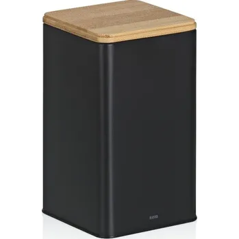 Dóza na potraviny Dóza na potraviny Kela KL-17889 skladovací Kiril kovová černá 11,5x11,5x19,0cm 1,6l