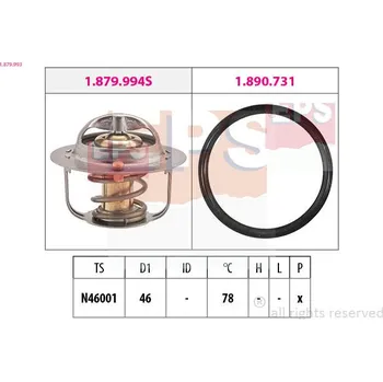 Chladič motoru Termostat, chladivo EPS 1.879.993