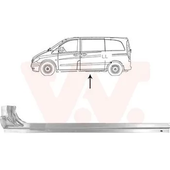 Prah karosérie Nástupní panel VAN WEZEL 3081109