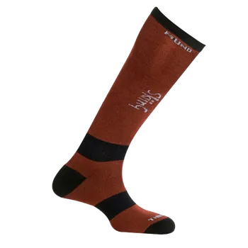 Dámské ponožky MUND SKIING lyžařské ponožky vínové Typ: 31-35 S