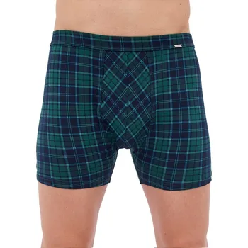 Pánské spodní prádlo Cornette boxerky prime 904/121 - zelená, L (Bavlněné pánské boxerky Cornette Prime 904)