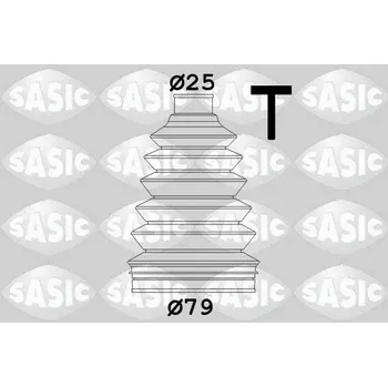 Manžeta ke kolu Sada měchů, hnací hřídel SASIC 2933193