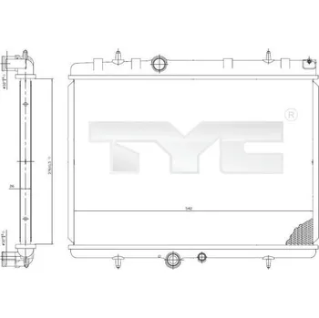 Chladič motoru Chladič, chlazení motoru TYC 705-0065