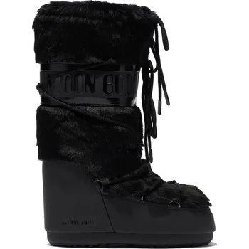 Dámská zimní obuv Dámské sněhule Moon Boot Icon Faux Fur-N001 Black
