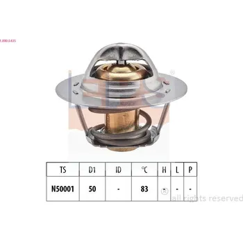 Chladič motoru Termostat, chladivo EPS 1.880.543S