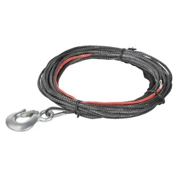 Synthetic rope with hook for Cub 4s, 5.5mm (7/32)X15.2 (50´), 4000 lb