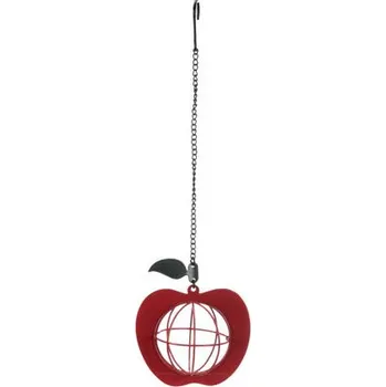 Krmítko pro ptáka TRIXIE Krmítko na lojovou kouli - jablko, 12x35cm