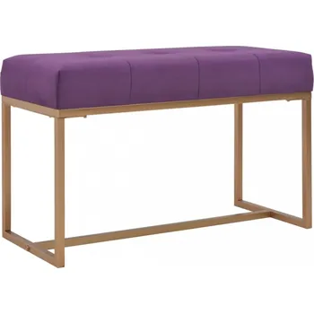 Předsíňová stěna Lavice sametová látka Dekorhome