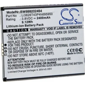 Baterie pro mobilní telefon VHBW Baterie pro ZTE Blade A3 (2020) / A5 (2019), 2400 mAh