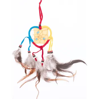 Lapač snů Milujeme Kameny Lapač snů - srdce - barevný 446647