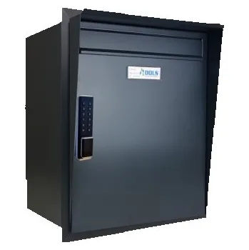 Poštovní schránka Parcel box (schránka na balíky) DOLS MINI I - pro zazdění s vhozem - RAL 7016 MAT. - ANTRACIT