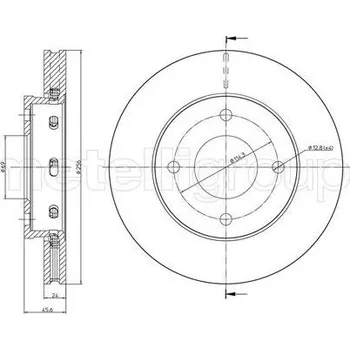 Brzdový kotouč Brzdový kotouč CIFAM 800-623C