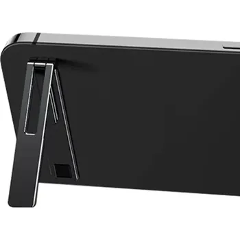 Držák telefonu Techsuit (PRH1) – obdélníkový tvar, hliníková slitina, 3M – černý