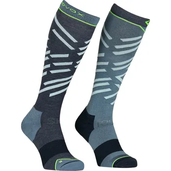 Pánské oblečení Pánské Ponožky Ortovox Ski Tour Long Socks Men's Barva: Black Raven, Velikost: 45-47 EU