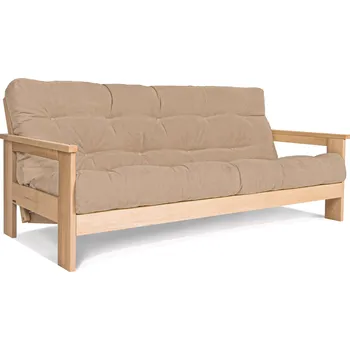 Pohovka Rozkládací pohovka MEXICO 02 210 cm z masivu/béžová