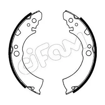 Brzdová čelist Sada brzdových čelistí CIFAM 153-273
