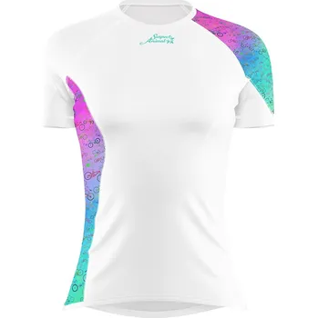 Dámské funkční triko krátký rukáv AQUARELLE bílá Bamboo Ultra